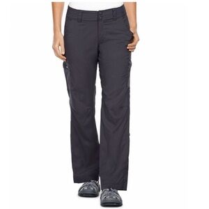 LL Bean 20 Women's Vista Trekking Pants, Mid-Rise Straight-Leg Graphite New